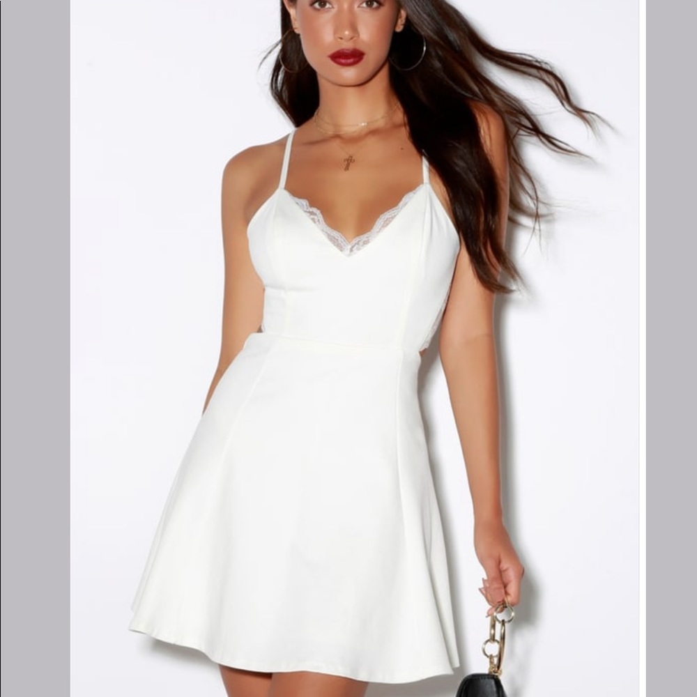 Lulu white dress